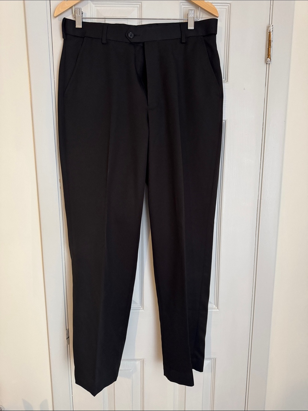 Arrow Black Men's Dress Pants - Tailored Flat Front